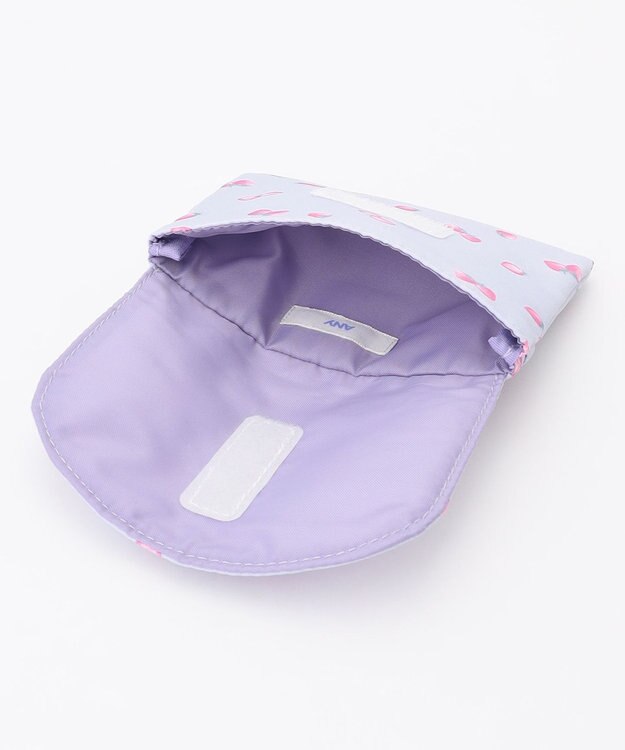 ANY KIDS 【Strawberry Collection】いちご総柄移動ポケット ラベンダー