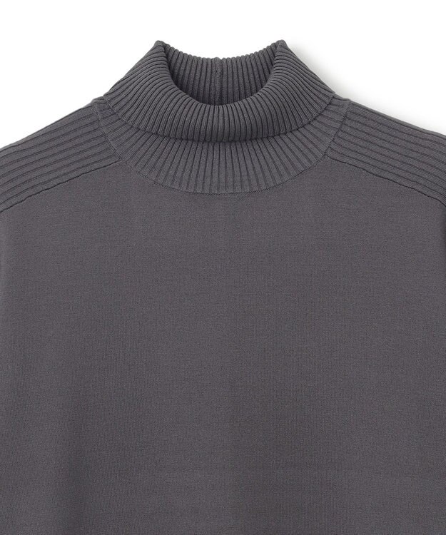 BEIGE， 【洗える】WILLOW / サムホールハイネックニット Warm Gray