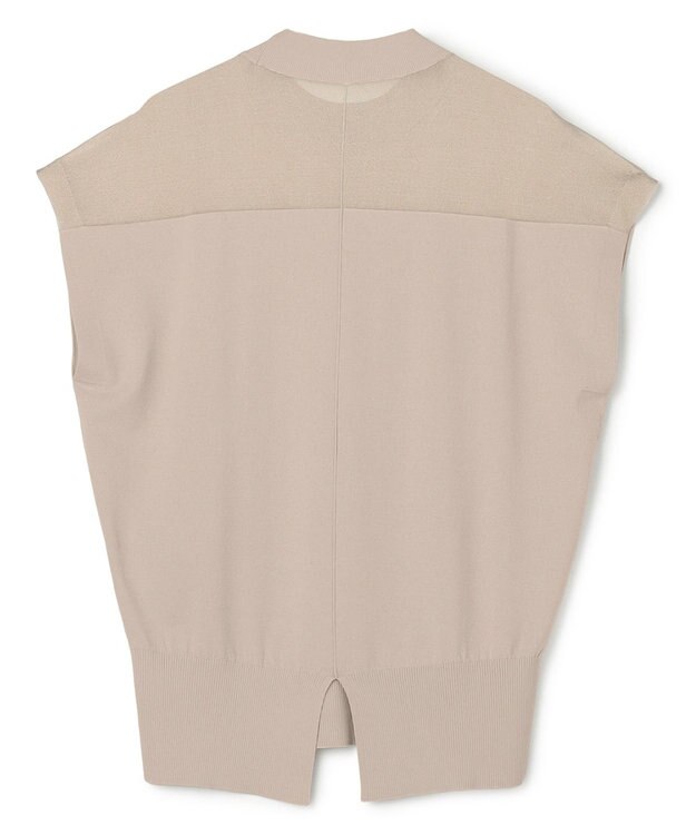 BEIGE， NADIA / シアーコンビ ストレッチニット L.Taupe