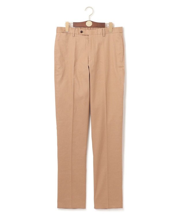 J.PRESS MEN 【ウォッシャブル可】コンフォートストレッチリネン スラックス ベージュ系