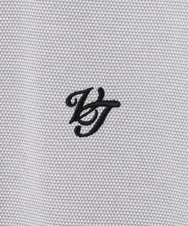 23区GOLF 人気NO.1ポロ【MEN】ピラミッドカノコ 半袖ポロシャツ ライトグレー系4