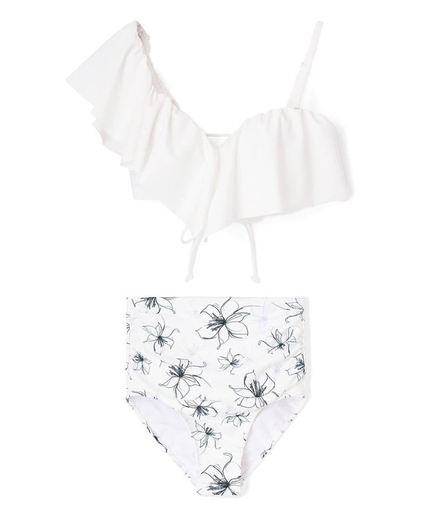 San-ai Resort（三愛水着楽園） 【SALE】軽い着け心地でしっかり盛れる【楽盛り水着】　ワイヤービキニ　7S・9M・11L　【San-ai Resort（サンアイリゾート）】 ホワイト