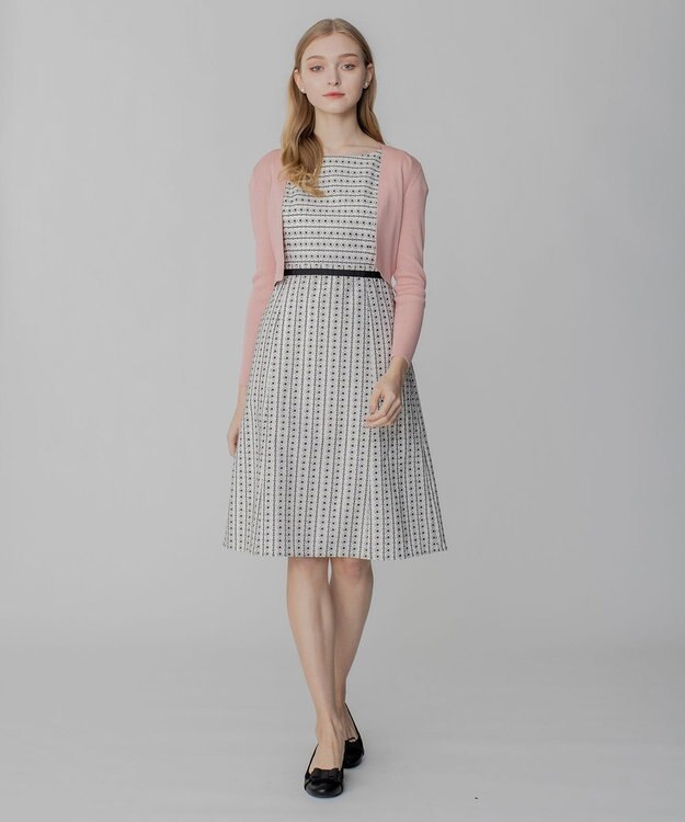 TOCCA 【洗える！】SILK RIB BOLERO ボレロ ピンク系