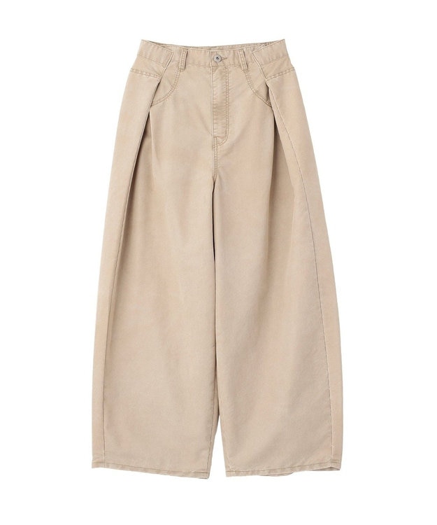earth music&ecology タックバルーンデニム Beige