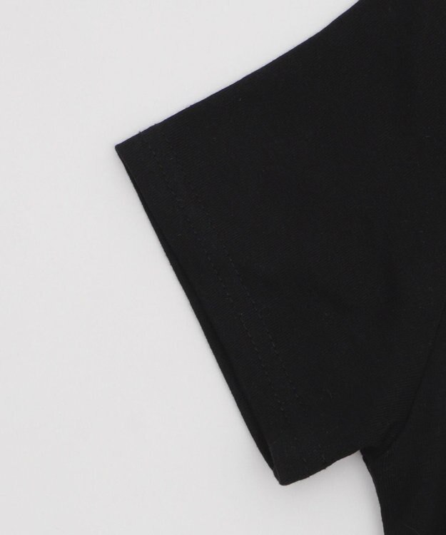 WEGO ハトメショルダーロゴワンショルT ブラック