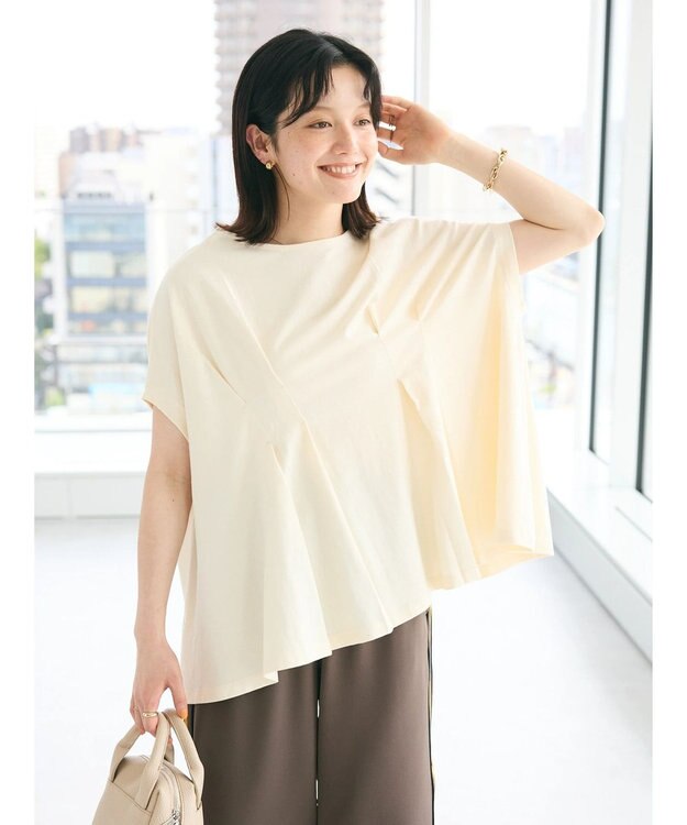 CRAFT STANDARD BOUTIQUE 前後2WAYタックプルオーバー Ivory