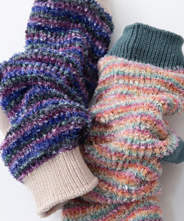 TRICOTE かすりモールソックス 80IVORY