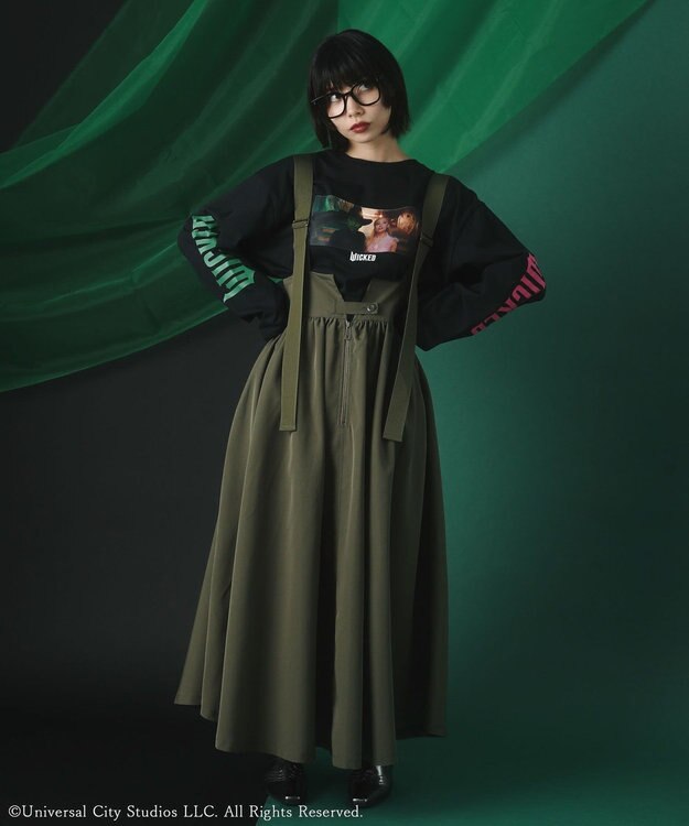 Green Parks ■ＷＩＣＫＥＤ　ＥＬＰＨＡＢＡ　＆　ＧＬＩＮＤＡ　ロンＴ Black