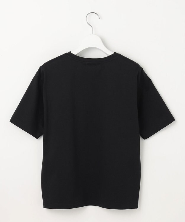 自由区 L 【洗える】グラフィックロゴ Tシャツ ブラック×ゴールド