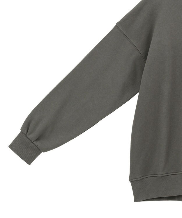 AMERICAN HOLIC バックギャザー裏毛プルオーバー Charcoal Gray