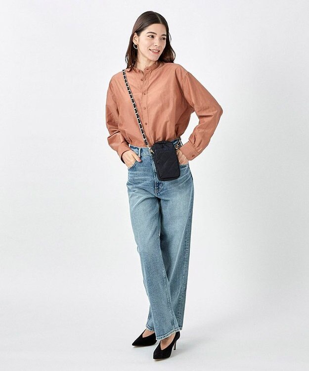 LeSportsac CHAIN MINI PHONE CRSBDY/ディープシーブルーキルト ディープシーブルーキルト