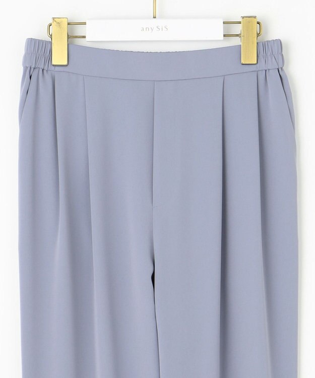 ANY SIS S 【接触冷感・吸水速乾・UVカット】サラキレイ テーパードパンツ ライトブルー