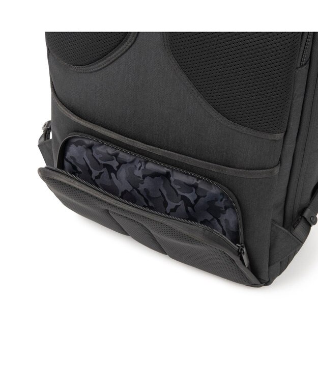 ZERO HALLIBURTON  Z PACK LTD DN ビジネスリュック  B4サイズ 15.6インチPCPC収納 18/23L 脱着ポーチ エキスパンド 81743 ブラック