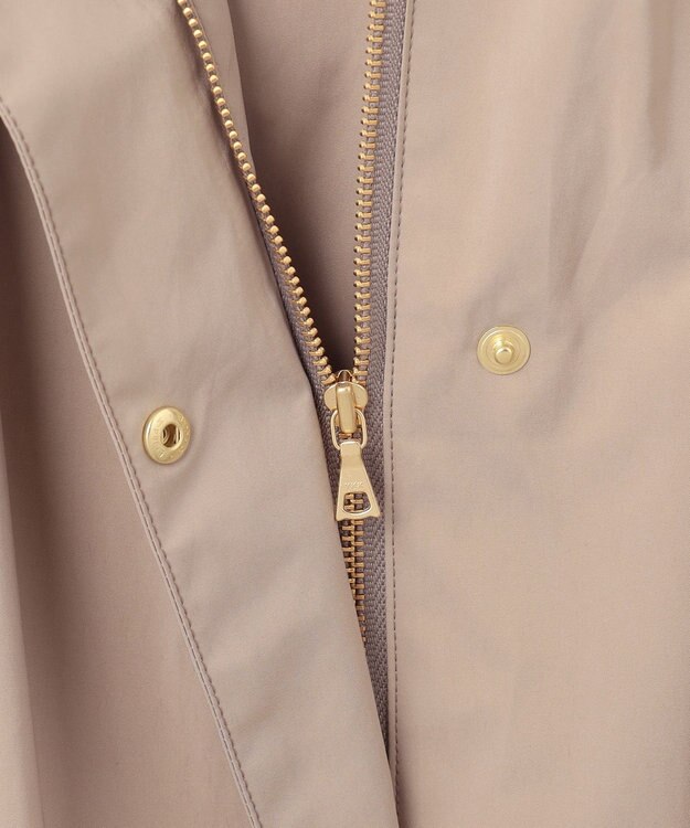 J.PRESS LADIES L 【洗える・撥水】マイクロタフタ フーデッド ショート コート モカ系