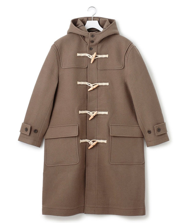 J.PRESS YORK STREET 【UNISEX】メルトンダッフルコート モカ系