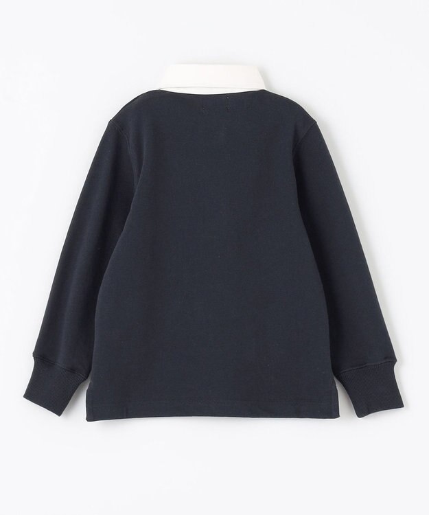 J.PRESS KIDS 【110-130cm】ホワイトカラー ポロシャツ ネイビー系
