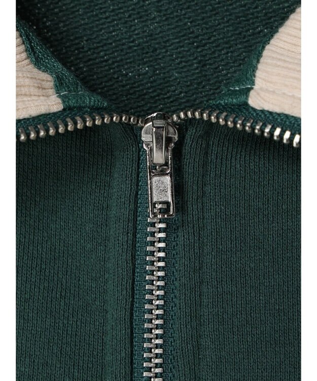 Green Parks Ｄｉｓｎｅｙ／裏毛ハーフＺＩＰスウェット Green