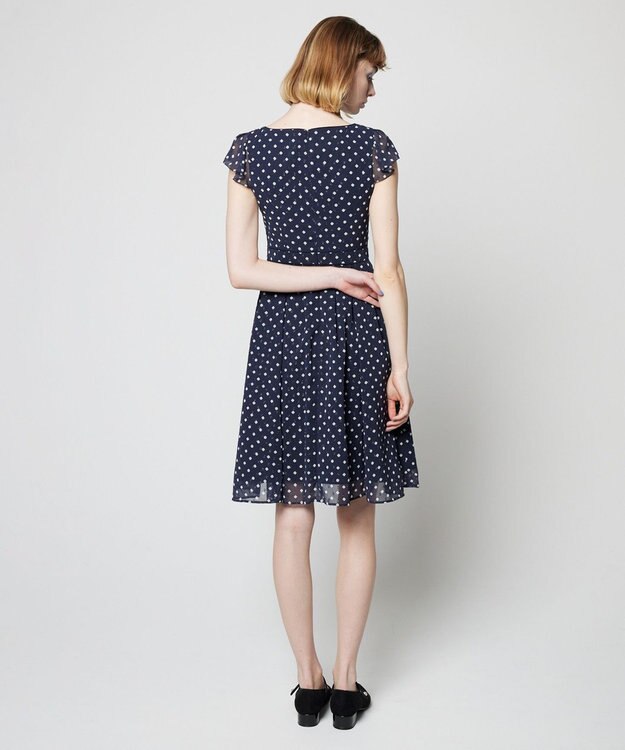 TOCCA 【洗える！】MISTY RAIN ドレス ネイビー系5