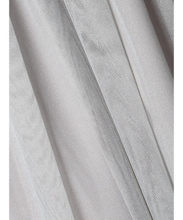 YECCA VECCA ラメチュールギャザースカート Light Gray
