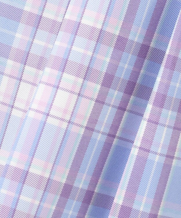 ANY KIDS プリーツ スカパン サックスブルー×チェック