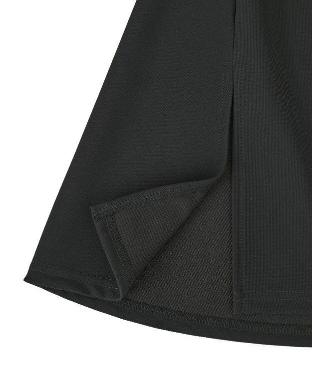 Green Parks リップルフレアベスト Black