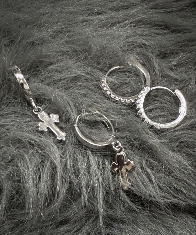 WEGO L4Pモチーフリングピアス 柄4