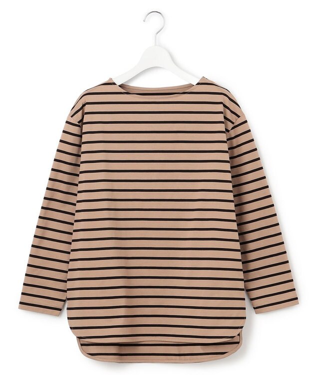 J.PRESS YORK STREET 【WOMEN】バスクTシャツ ブラウン系1