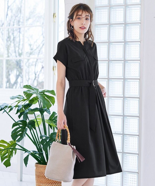 Tiaclasse バンブーハンドルバッグ ベージュ