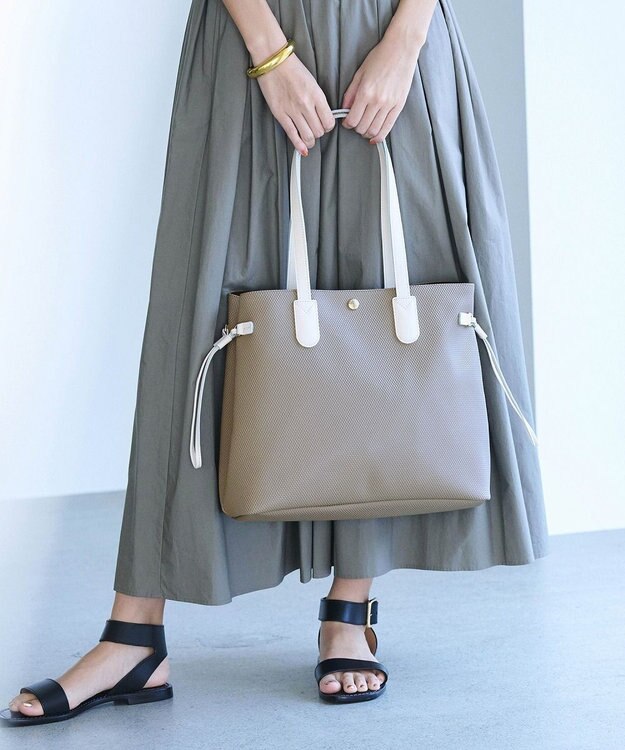 TOPKAPI 【Breath TOPKAPI】2way A4 ロングハンドル トート バッグ グレー