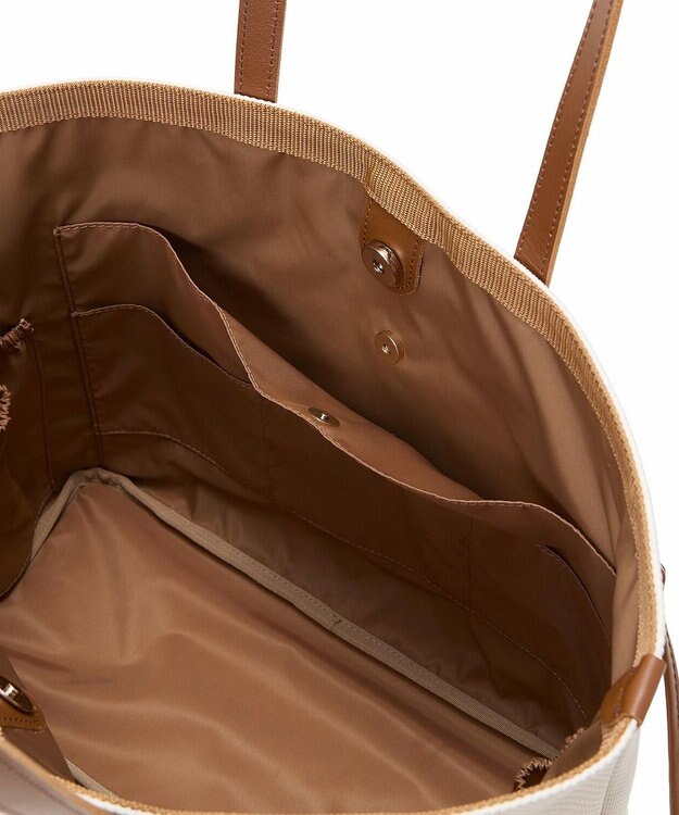 TOPKAPI 【Breath TOPKAPI】2way A4 ロングハンドル トート バッグ クリーム