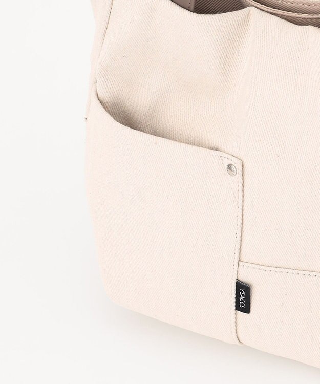 Y'SACCS デニムトートバッグ　Sサイズ アイボリー