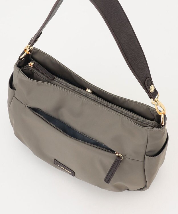 LA BAGAGERIE タック2WAYショルダーバッグ グレージュ