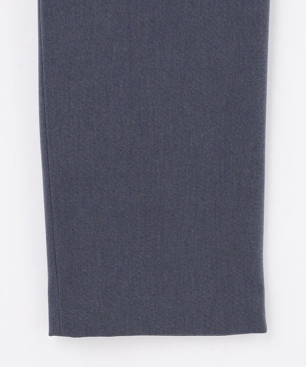 J.PRESS LADIES S 2way thermo サキソニー ストレート パンツ ネイビーシャンブレー系