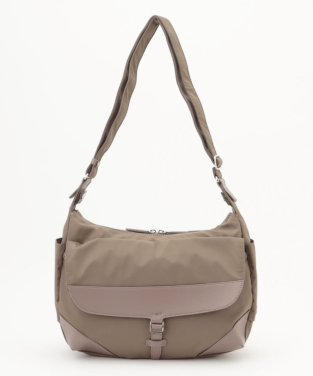 Y'SACCS ミリタリーフラップショルダー　Mサイズ グレージュ