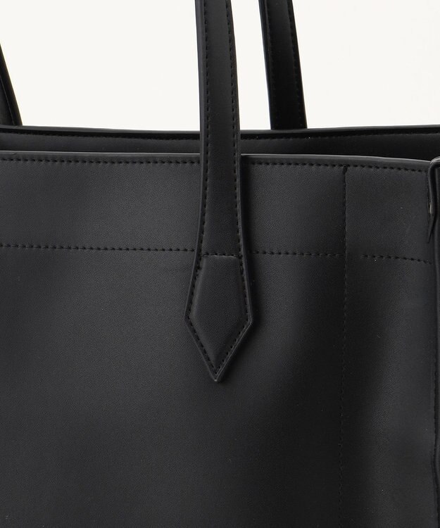 Y'SACCS リサイクルレザー　バインダーA4トートバッグ ブラック