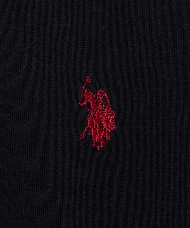 WEGO U.S. POLO ASSN.|別注ワンポイントスウェットプルオーバー ブラック