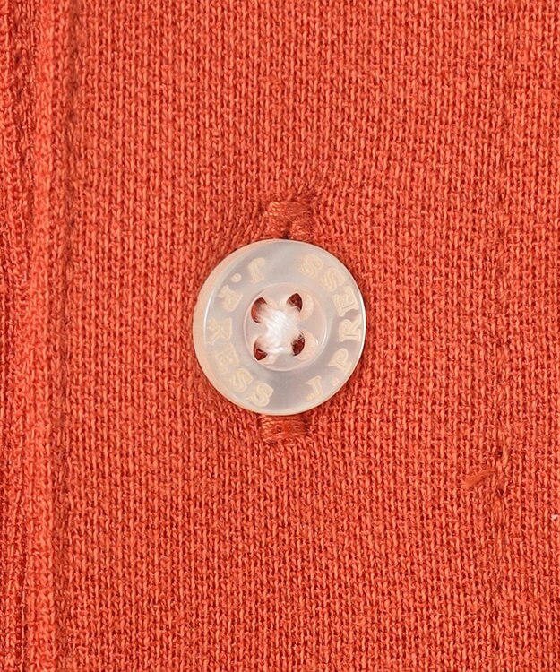 J.PRESS KIDS 【100-130cm】T/C ライト カノコ 半袖ポロシャツ オレンジ系