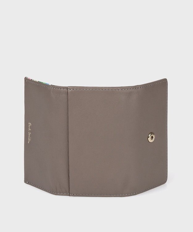 Paul Smith マーガレットプリントトリム キーケース グレー