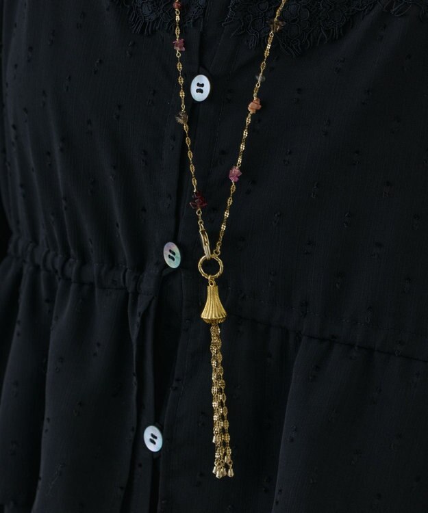 GRACE CONTINENTAL ストーンビーズネックレス マルチ