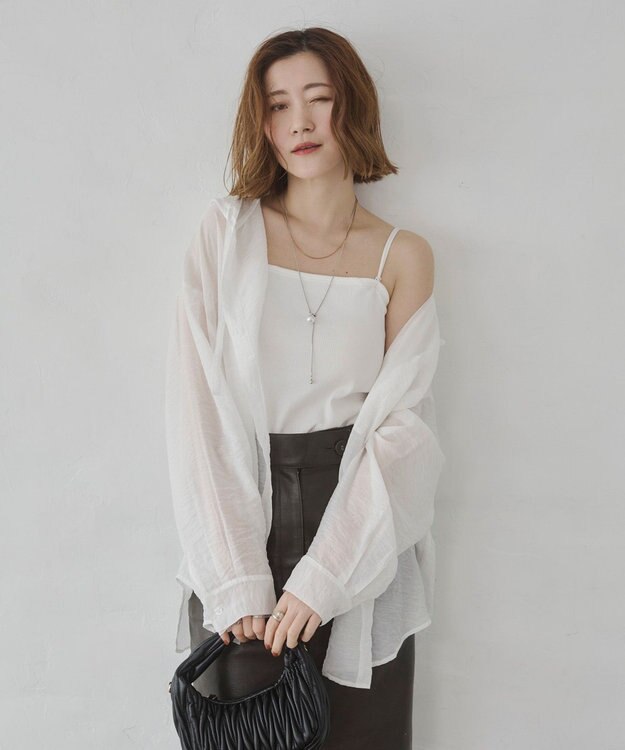 WEGO 【カップ付き】接触冷感なちゅ盛れ2WAYカップインキャミ