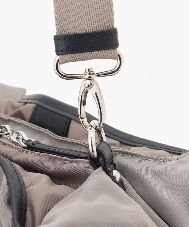 Y'SACCS シワナイロン2WAYトートバッグ SSサイズ グレー