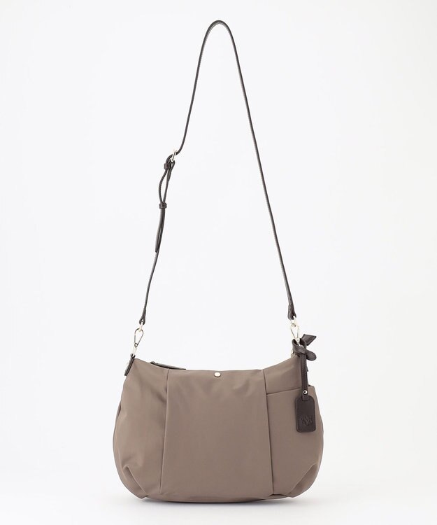 J.PRESS LADIES 【WEB限定カラーあり・2way】 ナイロン ショルダー バッグ ブラウン系
