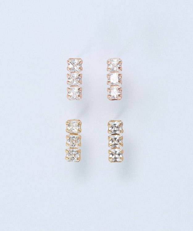 Phoebe 【K10】ストーンバーピアス ゴールド ゴールド