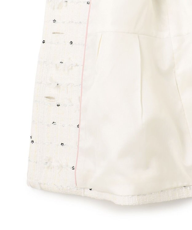 TOCCA 【八木アリサさん着用】【消臭】FLOWER HIDE AND SEEK ジレ アイボリー系