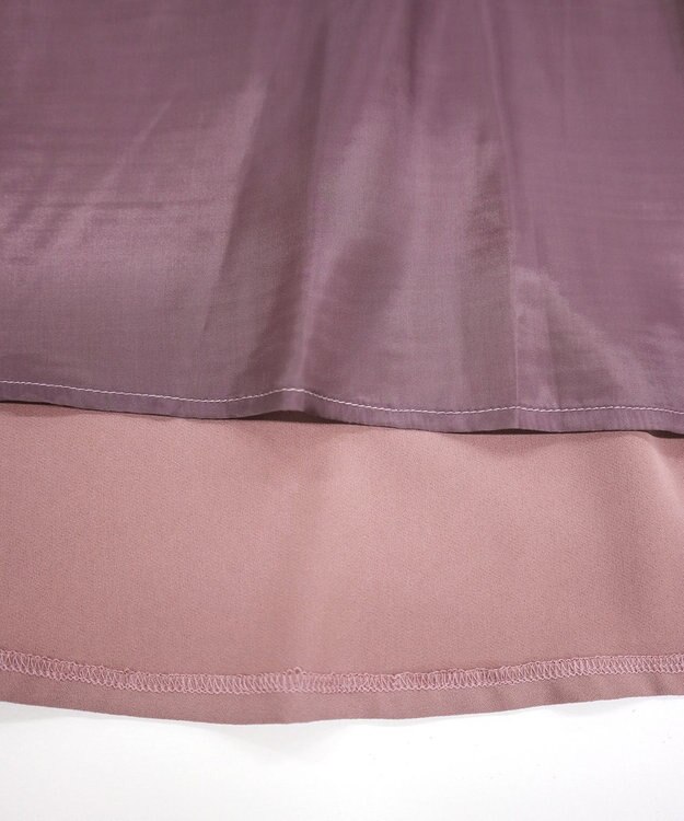 Tiaclasse L 【洗える】大人の洗練ドレープワンピース ピンク