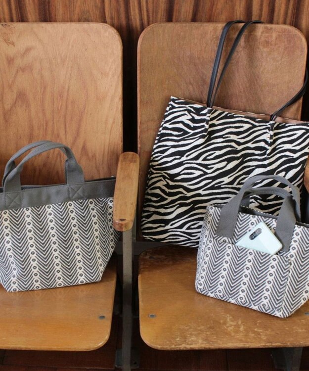 ROOTOTE 1194【ミニトート】LT.ベビールー.パターンファブリック-K 01：ラインドット