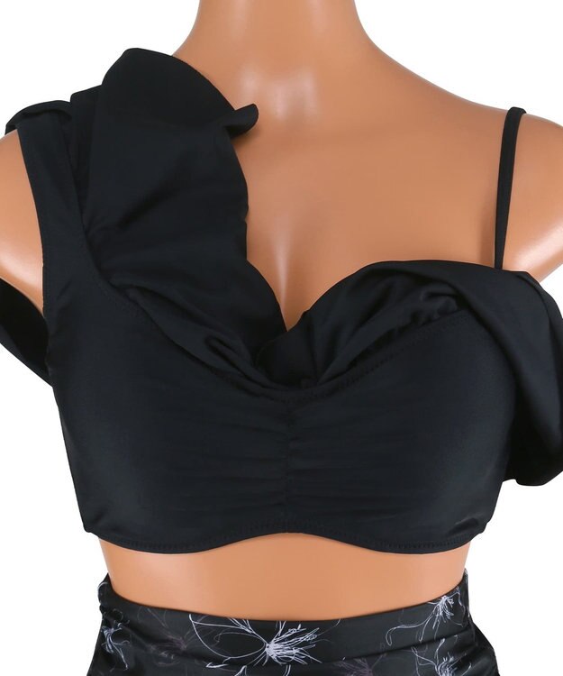 San-ai Resort（三愛水着楽園） 【SALE】軽い着け心地でしっかり盛れる【楽盛り水着】　ワイヤービキニ　7S・9M・11L　【San-ai Resort（サンアイリゾート）】 ブラック