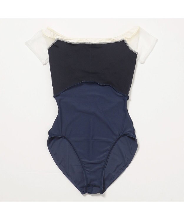 Chacott 【AKANE TAKADA】キャップスリーブレオタード ネイビー