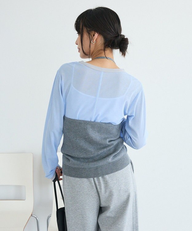CRAFT STANDARD BOUTIQUE ホルターネックニットベスト Gray Mixture