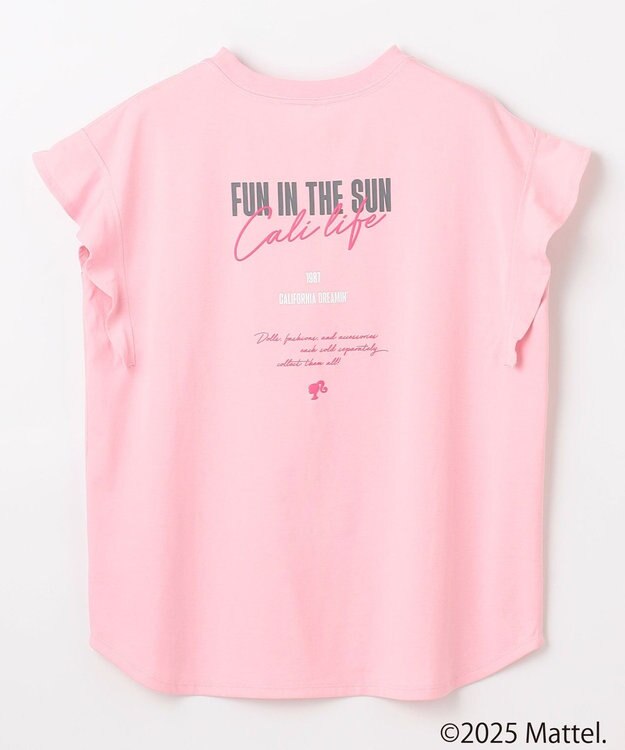 ANY 【Barbie(TM)】フリルTシャツ ピンク